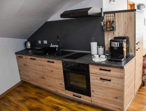 Kitchen, Studio apartment OAZA in Sisak