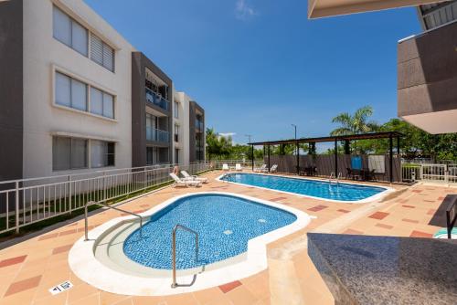 สระว่ายน้ำ, Nuevo apartamento en la zona norte de Cartagena in ปวยโต เตียราบาฆา