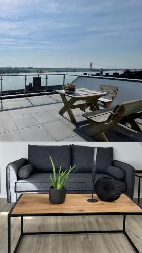 PANORAMA - Exklusives Apartment an der Promenade mit Dachterrasse & Rheinblick in Emmerich, Deutschland