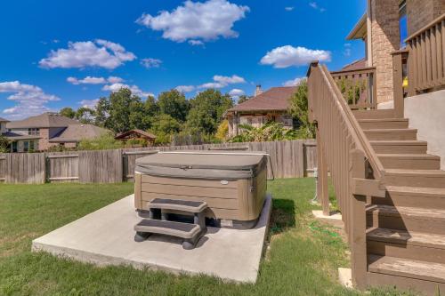 Modern Round Rock Retreat with Private Hot Tub