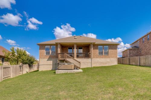 Modern Round Rock Retreat with Private Hot Tub