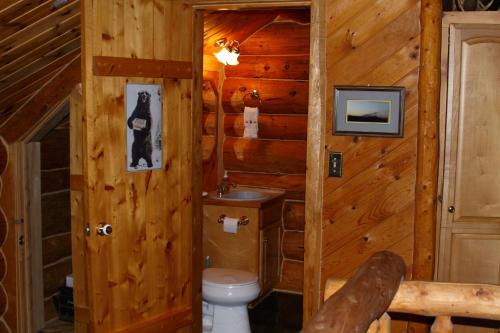 Vannas istaba, Wise Old Hunter Lodge in Enhorpointa (AK)