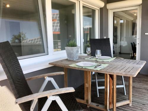 Balkons/terase, Ferienwohnung Schottenhof Walser 1 - Alleinlage im Grünen mit Panoramablick (Ferienwohnung Schottenhof Walser 1 - Alleinlage im Grunen mit Panoramablick) in Achberg