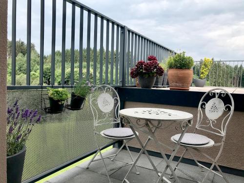 Balkons/terase, Ferienwohnung Schottenhof Walser 2 - Alleinlage im Grünen mit Panoramablick (Ferienwohnung Schottenhof Walser 2 - Alleinlage im Grunen mit Panoramablick) in Achberg