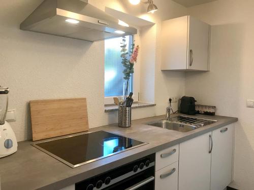 virtuve, Ferienwohnung Schottenhof Walser 2 - Alleinlage im Grünen mit Panoramablick (Ferienwohnung Schottenhof Walser 2 - Alleinlage im Grunen mit Panoramablick) in Achberg