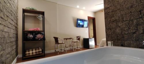 熱水浴缸, Pousada Banana Cipo in 桑塔納杜裡亞舒