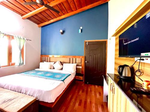 1 double bed