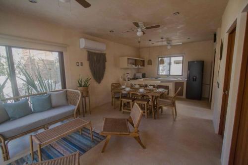 Selva Norte Tulum -3 BR villa with rooftop Jacuzzi in Tulum, Mexico