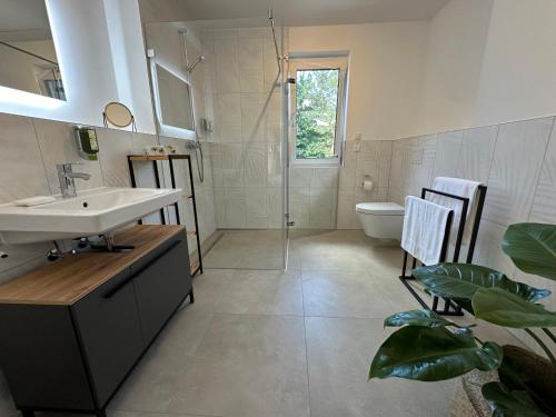 Ferienwohnung-Parkplatz-Balkon-Küche-Aufzug-SmartTV-Waschtrockner, Erlangen (fotografie 9)