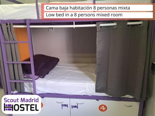 Scout Madrid Hostel Room Type - Bed in 8-Bed Mixed Dormitory Room