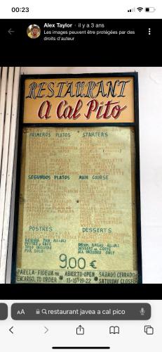  Javea Beach puerto vue mer devant la plage et commerces grand appartement terrasse Clim et wifi in Jávea