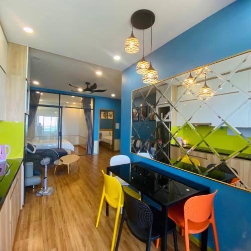 Sweet Homestay Nha Trang - Apartment Sea View - 레스토랑
