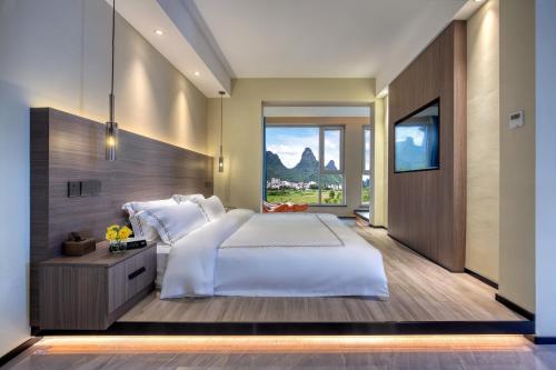 Guilin Yangshuo Waterhouse River View Villa in Impression Sanjie Liu Látványosság