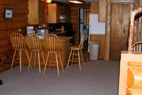 virtuve, Bear Den Vacation Home in Enhorpointa (AK)