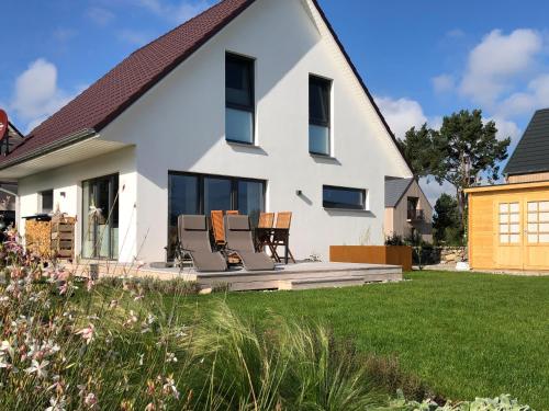 A szálláshely kívülről, Ferienhaus Redensee in Pruchten