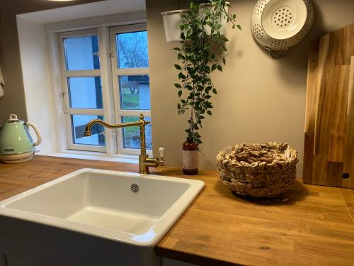  Sofies Hus - 80m2 Bondehus med spabad i haven in Store Heddinge
