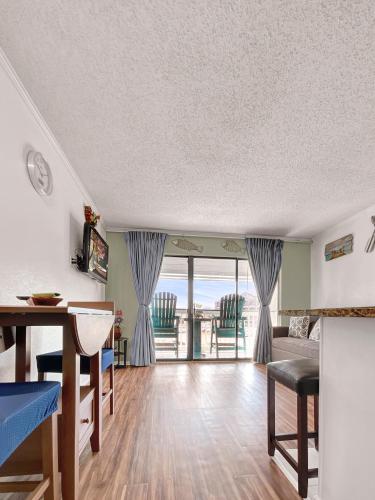 Galveston beach front and ocean views at Casa Del Mar in Galveston, USA