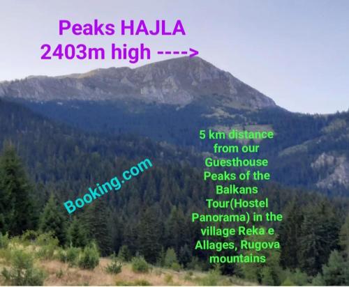 Peaks of the Balkans Trail 192 km -- Hostel Panorama --