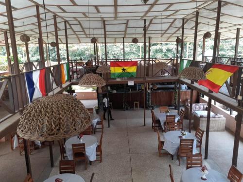 Restaurante, Hans Cottage Botel in Cape Coast