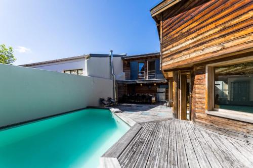 KABANE KEYWEEK Villa pool spa sauna downtown - Accommodation - Biarritz