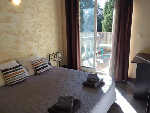 Chambre double, terrasse