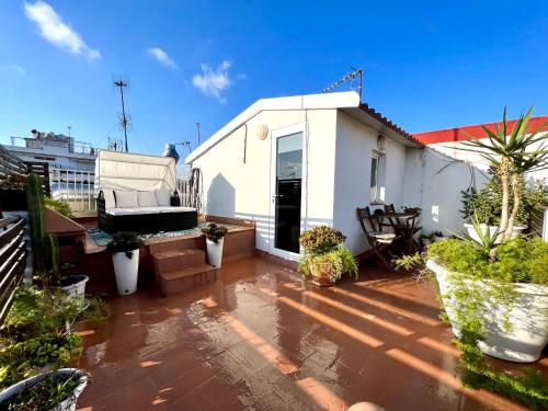 Diamond Rooftop & private terrace sea views, Барселона
