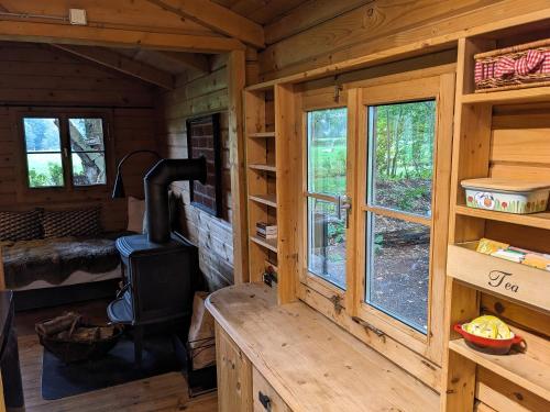 Kitchen, Blockhutte 35 km nordlich von Hamburg in Langeln