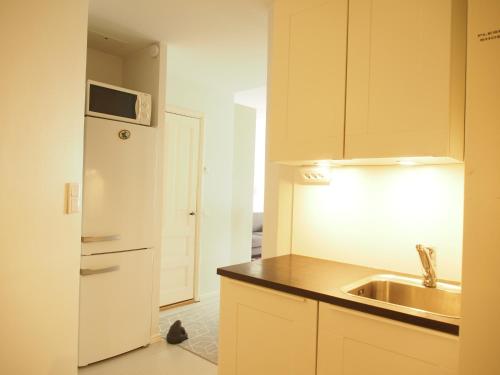 Kitchen, Top Apartments Helsinki - Alppila near Linnanmaki Amusement Park