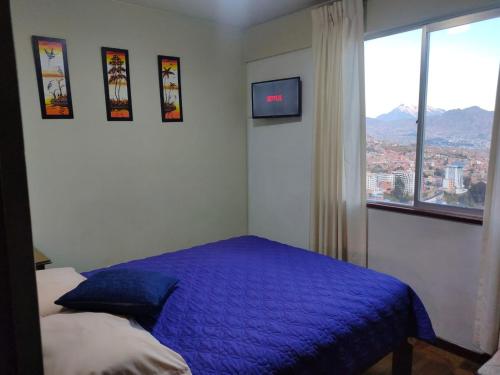 APARTAMENTO PRIVADO Piso 20a, CENTRICO, CERCA EMBAJADA USA, TELEFERICO, MALLS, VISTAS 360 y ZONA SEGURA