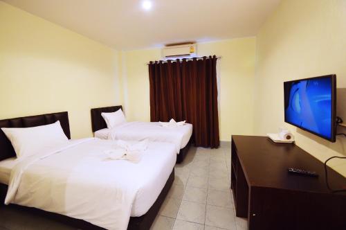Chambre avec 2 lits