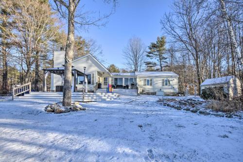 . New Hampshire Home with Private Beach, Dock and Rafts!