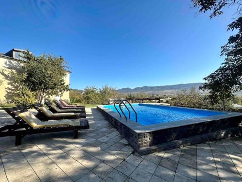 Saguramo Cozy Villa with Pool & Mountain View