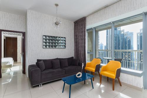 Bellavista Apartments Holiday Homes LLC - High Floor - 1BR - 29 Boulevard - Burj Khalifa & Fountain View, Dubaj