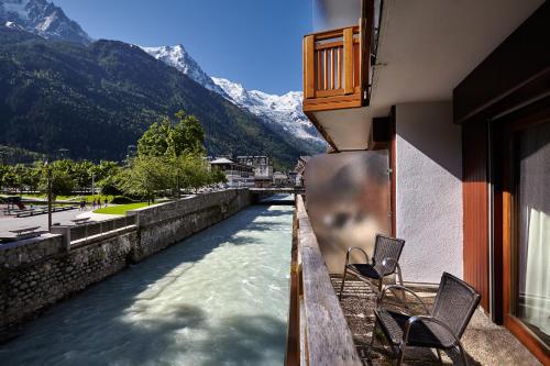 Balcony/terrace, Hotel de l'Arve in Chamonix-Mont-Blanc