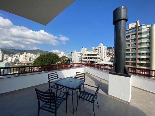 Erkély/terasz, Belíssimo e moderno studio para casais STU309 (Belissimo e moderno studio para casais STU309) in Trindade