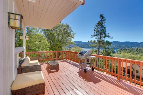 Lake Arrowhead Home with 3 Decks and Stunning Views!