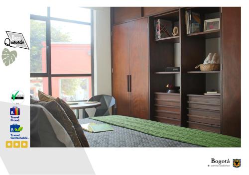 Depa Quevedo - Stylishly Revamped Flat - Unique Location in Bogotá's Iconic Colonial square -