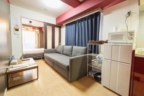 40平方米1臥室公寓 (心齋橋) - 有1間私人浴室 Room703 20 minutes walk to Namba! 40 sqm! Up to 6 people can use it! Well-equipped apartment!