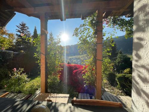 *Panorama Chalet Sonnberg* Gartensauna Balkon Dachterrasse