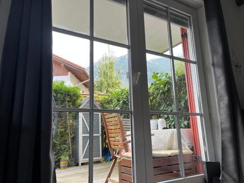 Balcony/terrace, Happy Trails, Cosy One Room Garten Apartment in Oberau