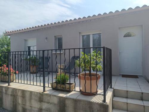 Balkons/terase, Maison au cœur du Pic Saint Loup in Sainte-Croix-de-Quintillargues