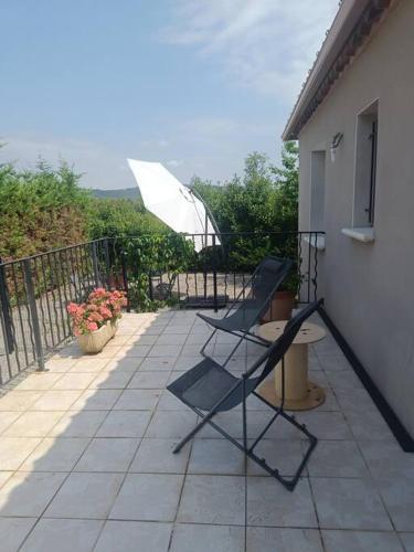 Balkons/terase, Maison au cœur du Pic Saint Loup in Sainte-Croix-de-Quintillargues