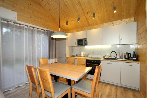 Całoroczny drewniany domek Superior i apartamenty Eko-oaza w Krynica Morska-Piaski