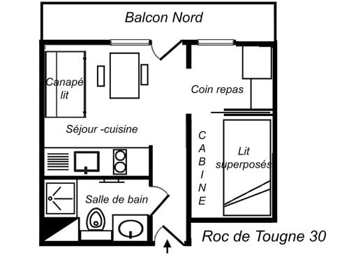Appartement Méribel 1 pièce 4 personnes - FR-1-182-202 - main image