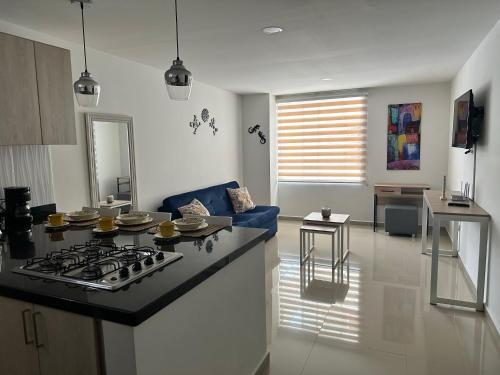 Precioso apartamento con piscina.