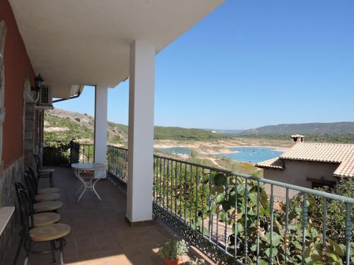 Erkély/terasz, Casa rural lago azul in Sacedon