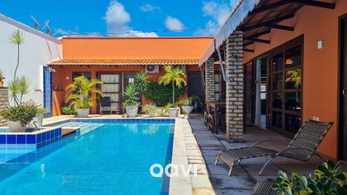 Úszómedence, Casa Tropical Com Piscina em Touros by Qavi in Touros