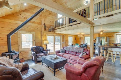 Secluded Cabin with Mtn Views about 33 Mi to Bigfork! Secluded Cabin with Mtn Views about 33 Mi to Bigfork!