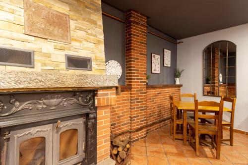 Étterem, Hotel Rural Rio Viejo in Sena De Luna