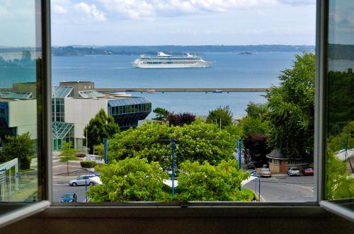 Utsikt, Cit'Hotel Brest Centre Gare in Brest centrum